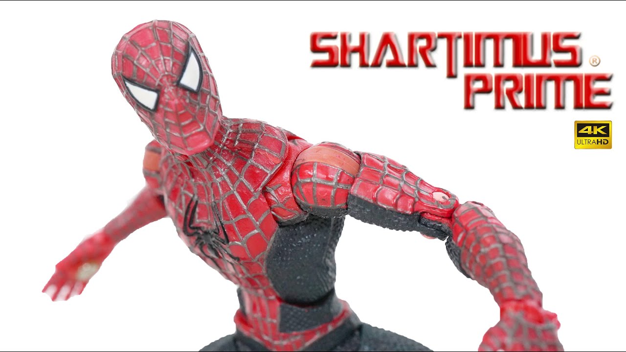 Обзор магнитной фигурки Marvel Legends Spider-Man 2 ToyBiz Сэма Рэйми из фильма Тоби Магуайр 4K