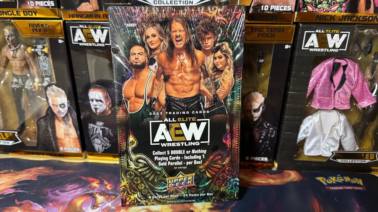 Открытие Hobby Box от AEW Upper Deck 2023!