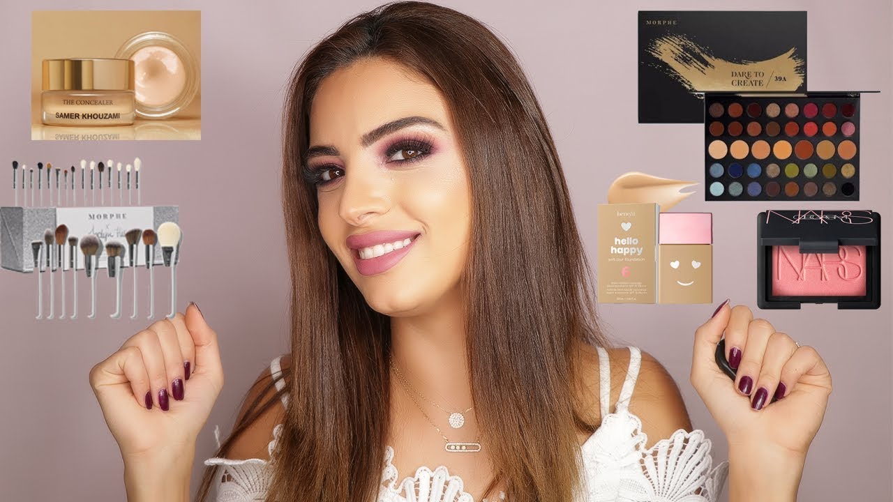 تجربة مكياج كامل جديد (مورفي و ميبيلين و سامر خزامي..) | Full Face of First Impressions