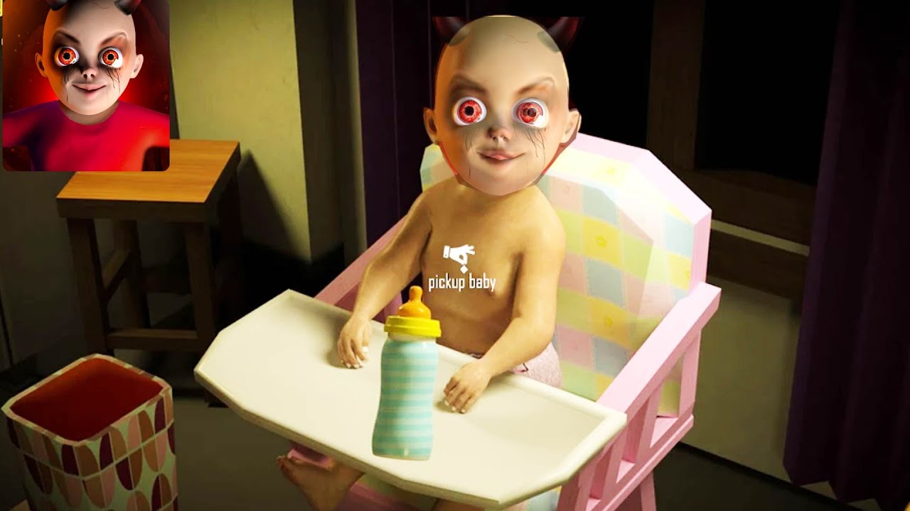 Scary Baby In Red - Horror House Simulator Game