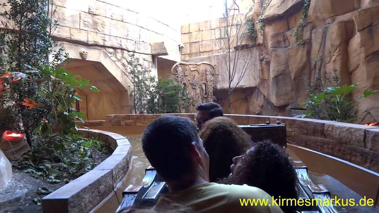 Chiapas Die Wasserbahn Phantasialand Onride Video 01.04.2014 by kirmesmarkus