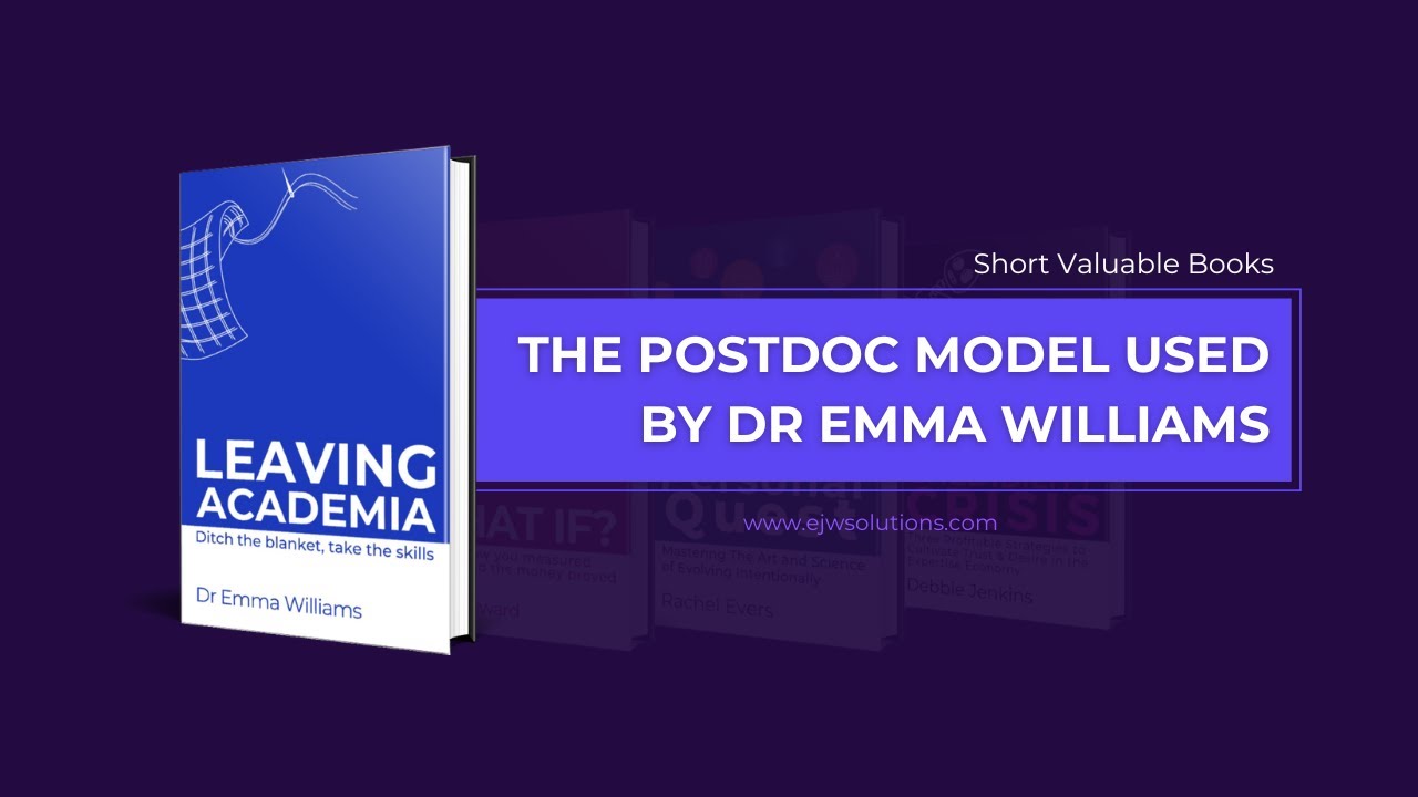 The Postdoc model used by Dr Emma Williams
