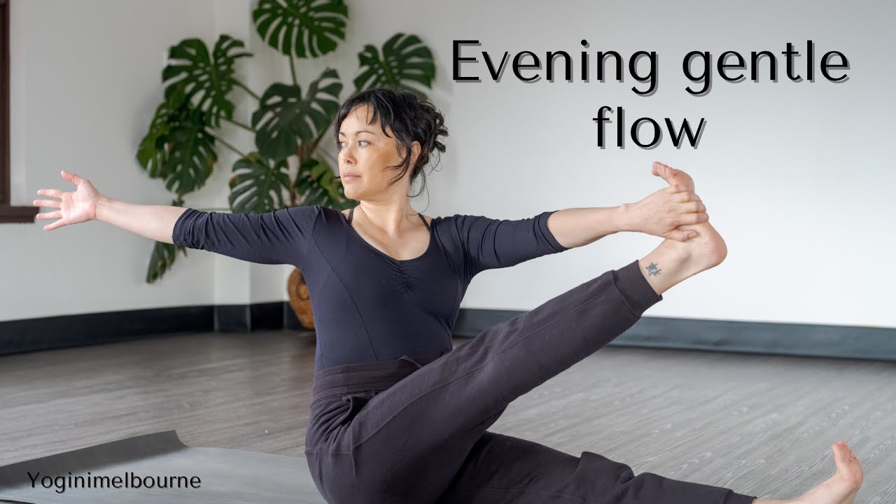 Evening gentle flow | hip opening | 20min | yoga practice