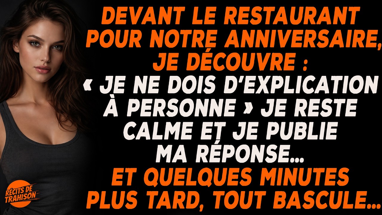 Je Découvre Que Ma Petite Amie Fête Notre Anniversaire Avec Son Ex Et Refuse Toute Explication…