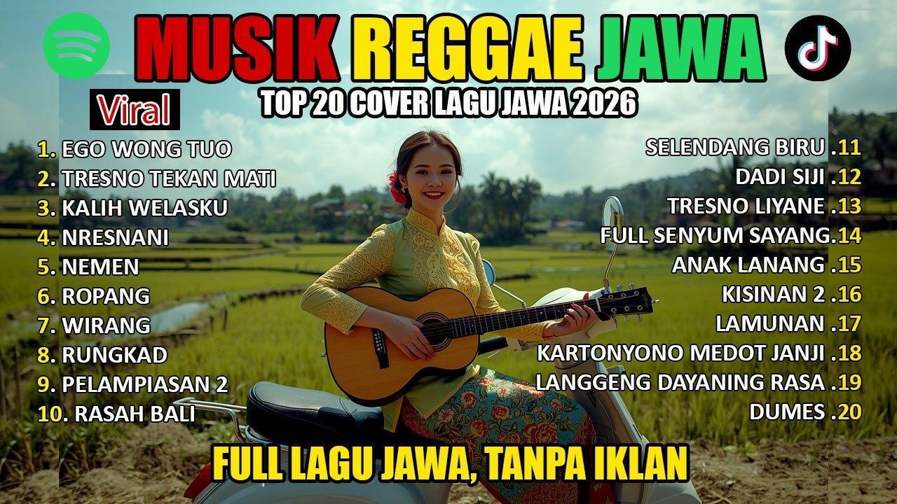Enak Banget! Lagu Reggae Jawa 2026 Indonesia – Kumpulan Musik Reggae Lagu Jawa Terbaru
