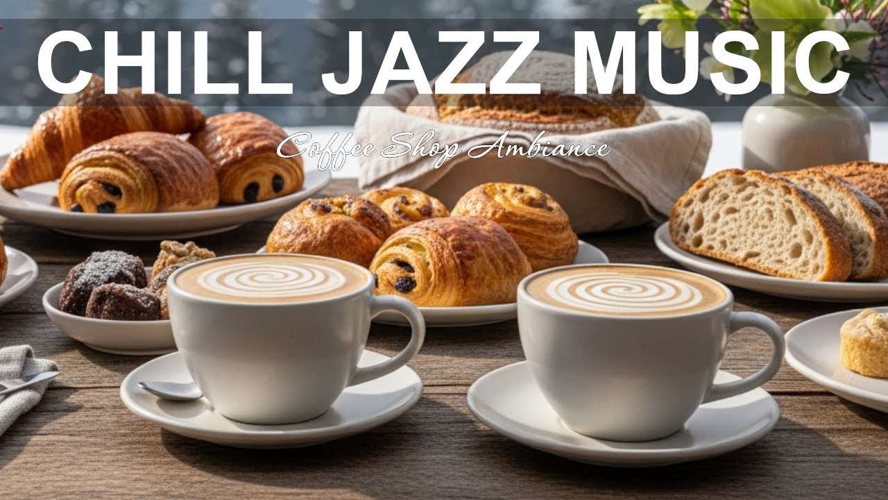 [Chill Jazz Music] ☕ Soft Bossa Nova Piano & Cozy Café Jazz for Work, Study & Calm Days