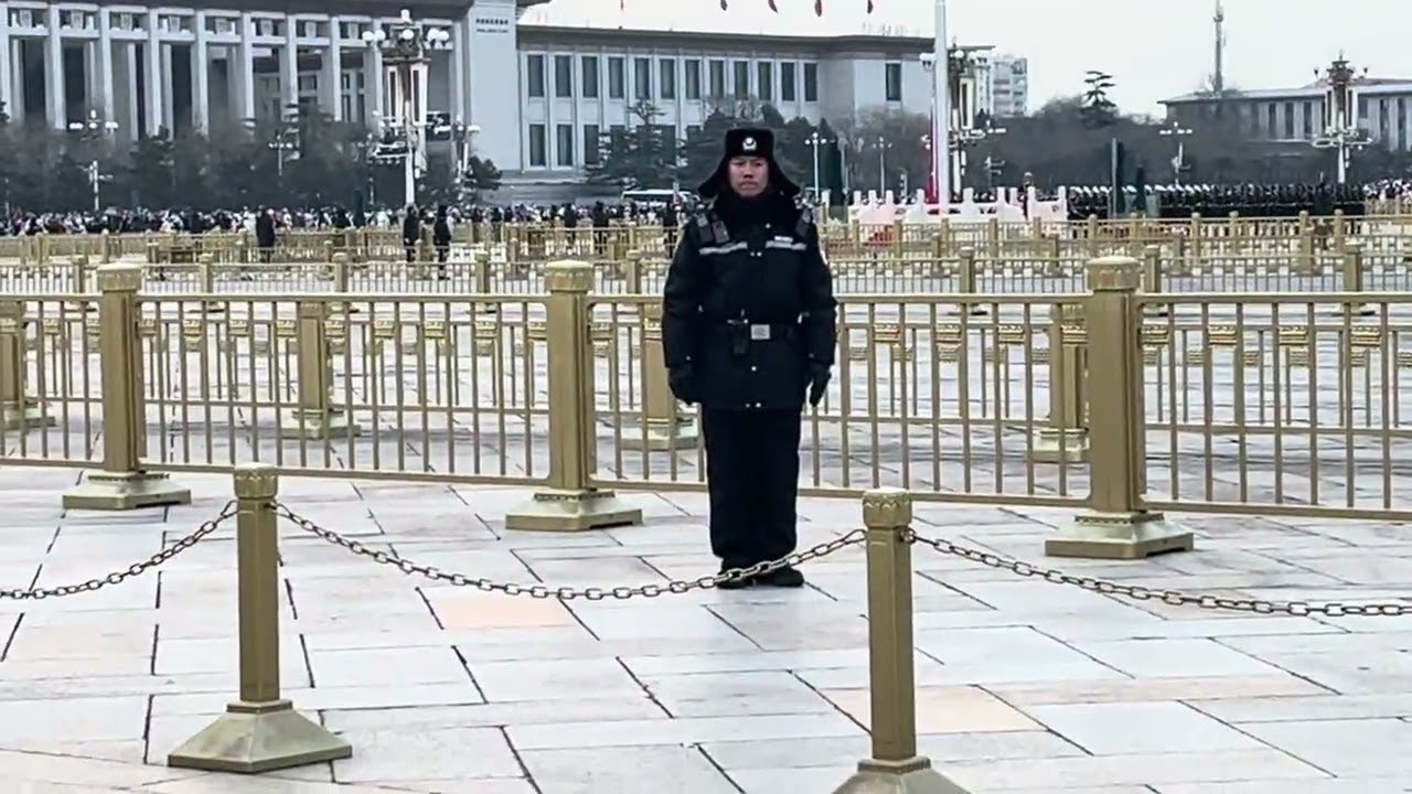 天安門升旗￼