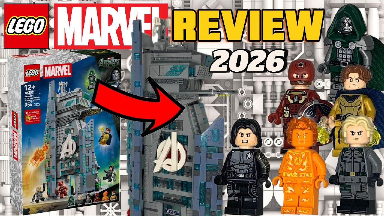 Обзор набора LEGO Avengers: Doomsday Tower 76352