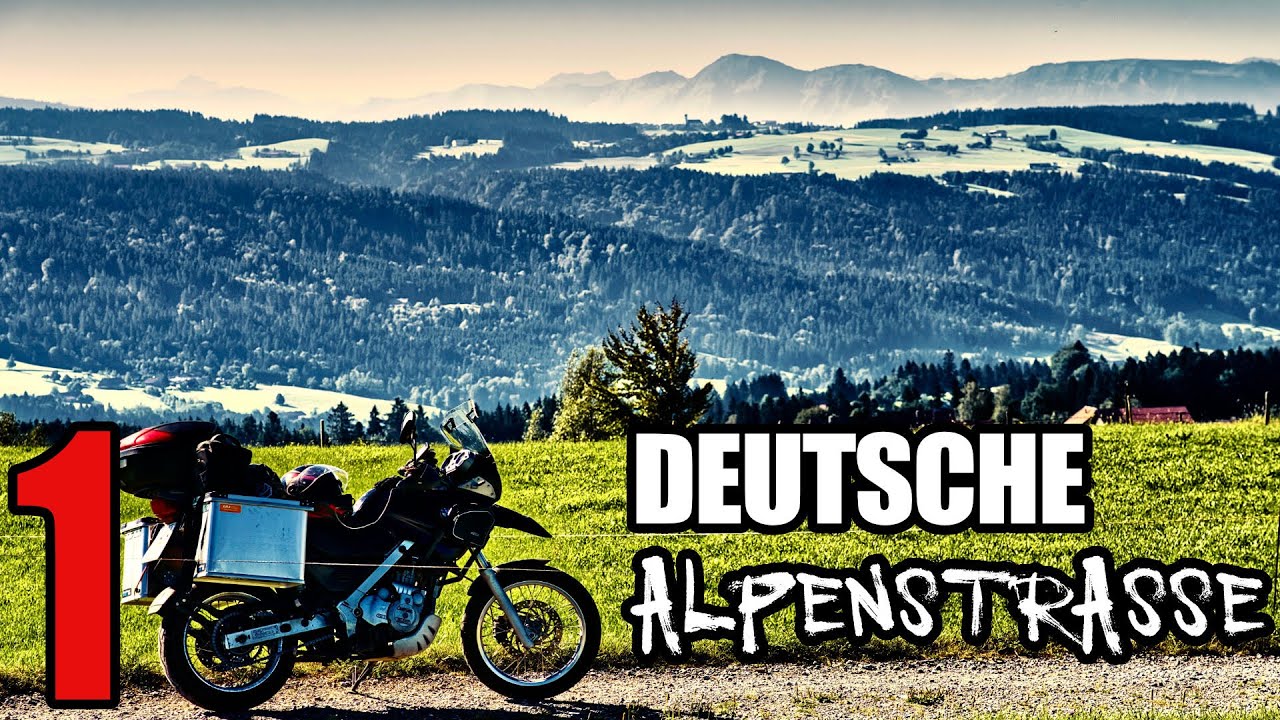 Deutsche Alpenstraße - DUAL Motovlog 1 (Die Bodensee Etappe) BMW F650 GS