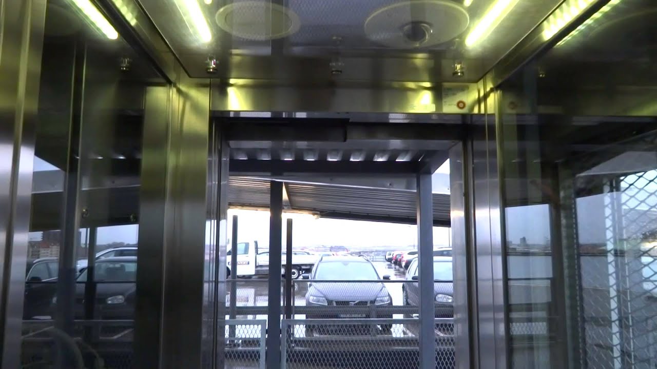 KONE MonoSpace MRL Traction elevator @ Malmö Cetralstation, Malmö, Sweden.