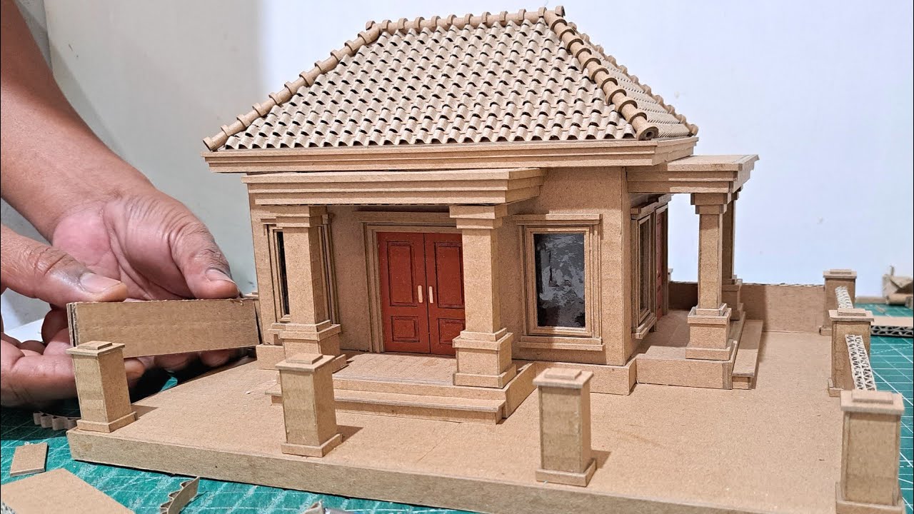 AKU MENGHABISKAN 288 JAM MEMBUAT RUMAH MINIATUR DARI KARDUS