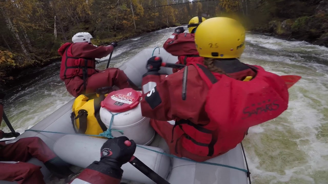 Rafting Trip in the Kitka River Ruka Finland 30th September 2017 / Myllykoski