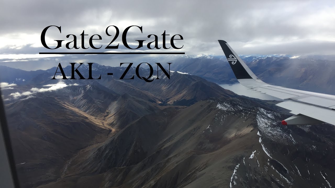 Gate2Gate - Auckland ✈ Queenstown - Air NZ A320