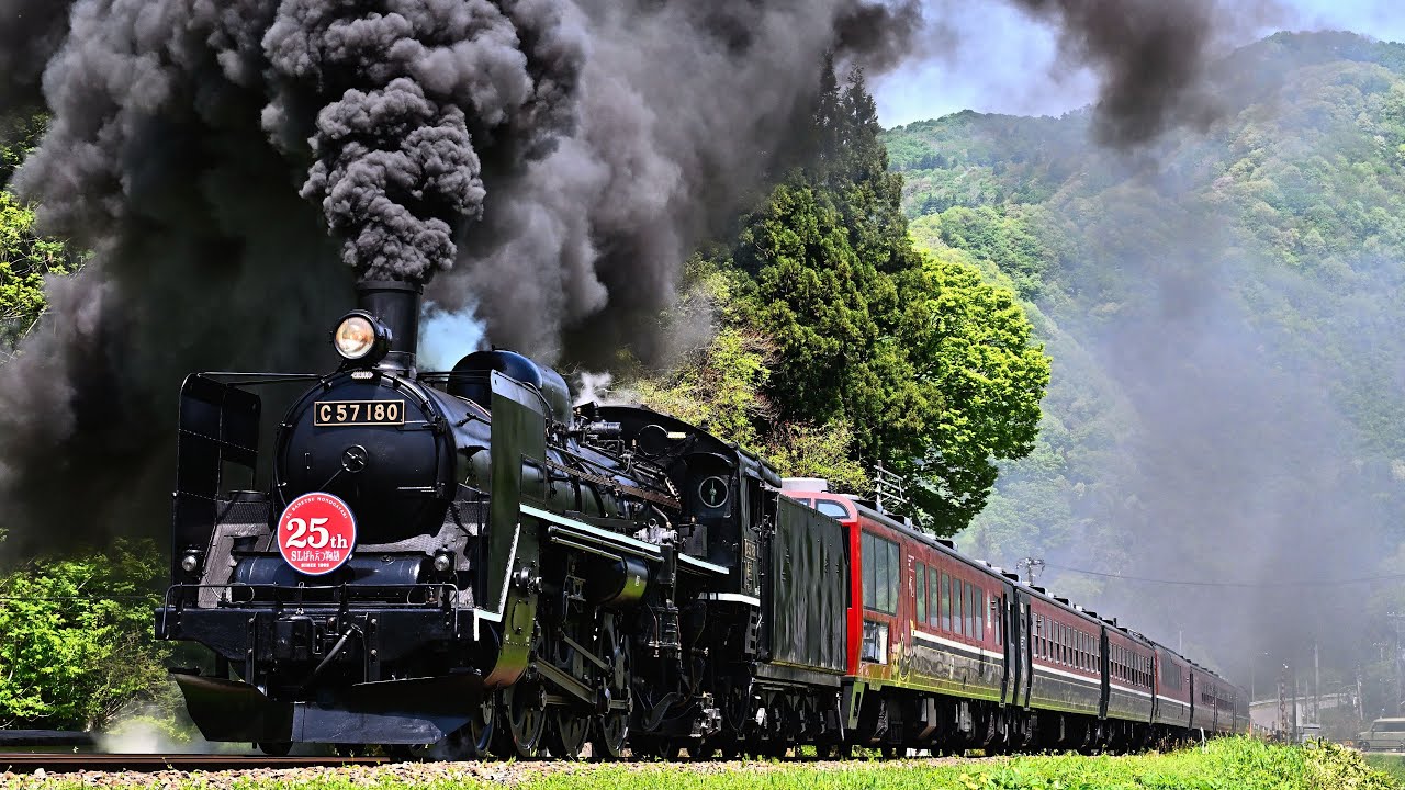 蒸気機関車2024年冬～初夏総集編 4K60p Steam Locomotive 2024 winter to early summer