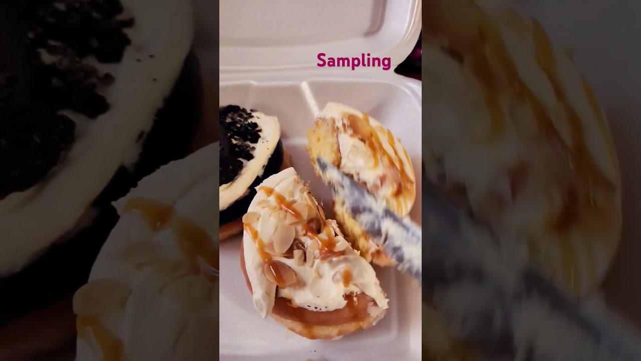 Sampling #dessert #chocolate  #sample #gooey #donuts #caramel #oreo #music #fmp