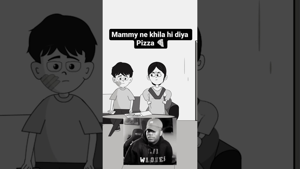 मम्मी ने पिज्जा खिला दिया 😫 