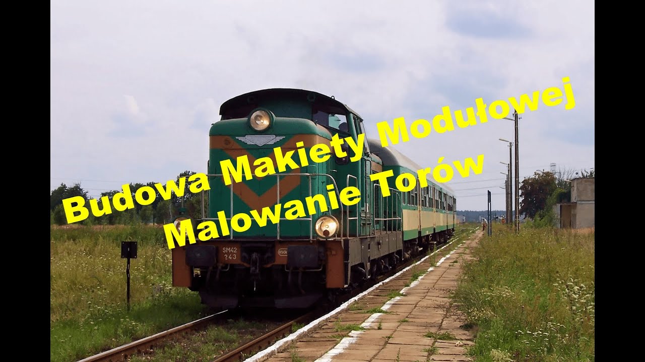 Makieta modułowa H0. Malowanie tłucznia