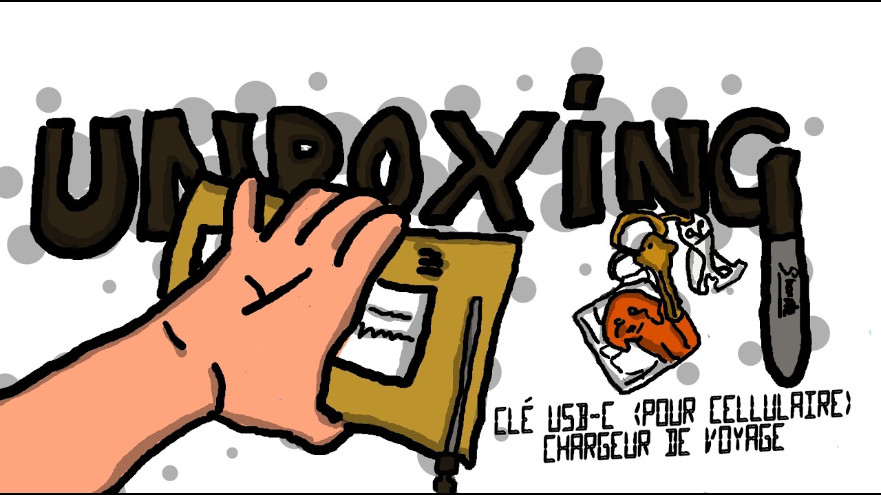 Unboxing chargeur de voyage + clé usb c