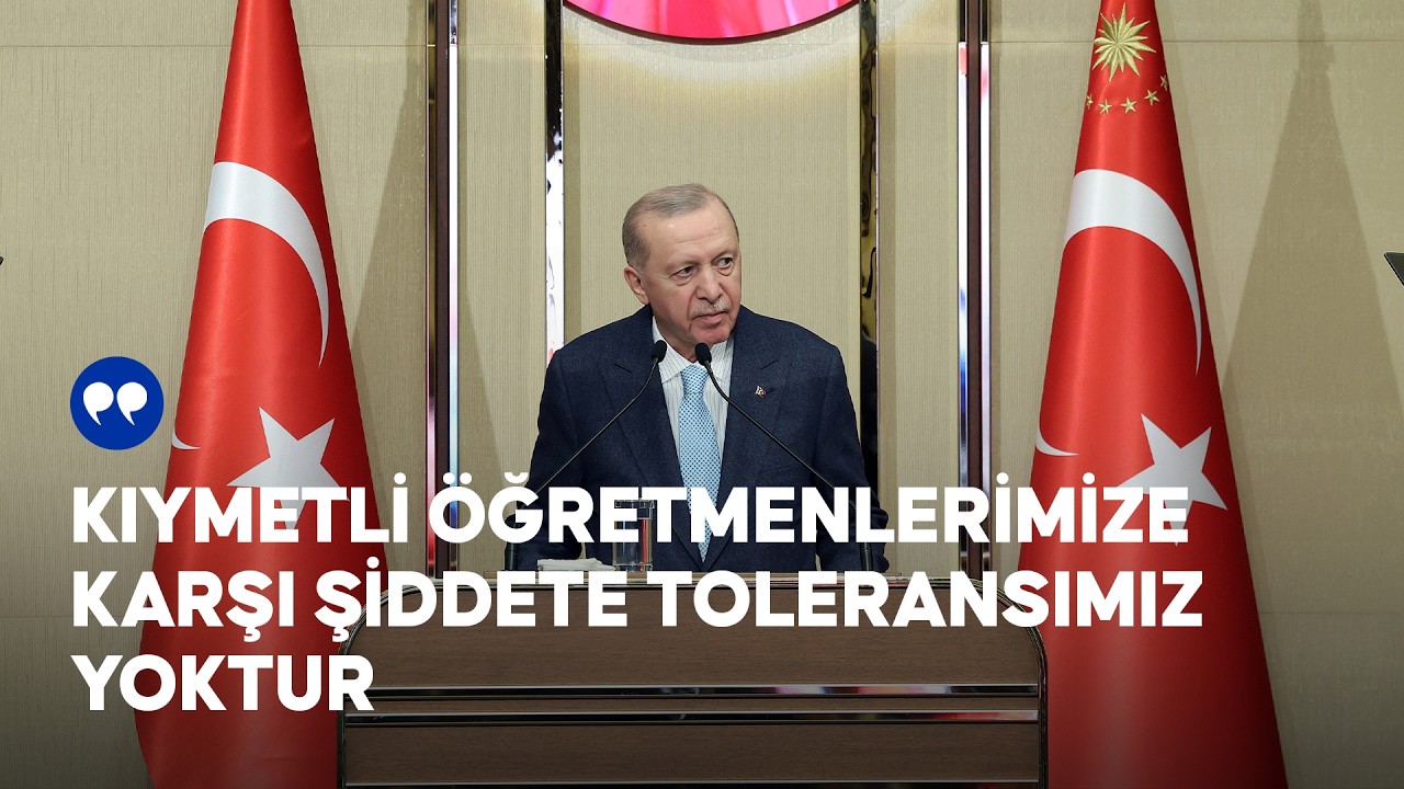 Cumhurbaşkanı Erdoğan, Eğitim Ailesi ile iftar programında konuşuyor