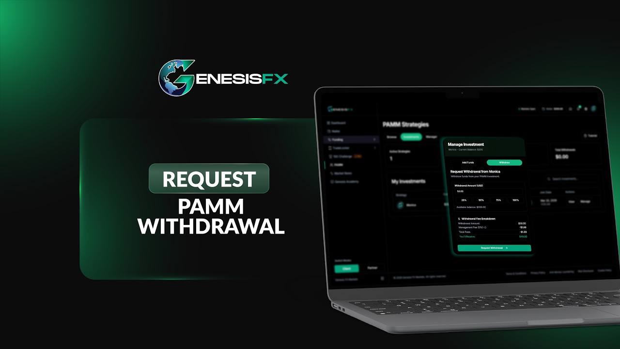 How To: Request a GenesisFX PAMM Withdrawal