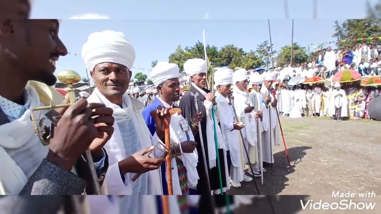 በ2018 ዓ.ም የመስቀል ደመራ በዓል በደባርቅ ከተማ አስተዳደር ሲከበር ከፊል ገጽታ። 