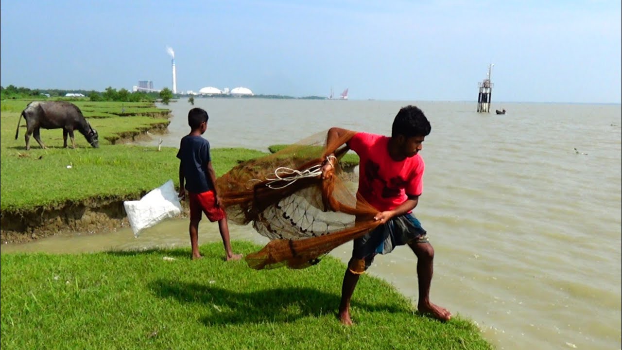Amazing Net Fishing | Net Fishing in River | Net Fishing In The Sea