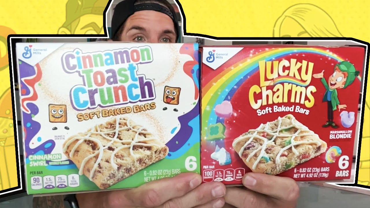 Fun Size Review: Cinnamon Toast Crunch & Lucky Charms Soft Baked Bars!