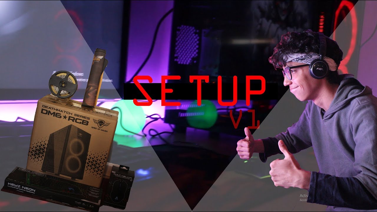 SETUP PC GAMER V1 1000$ وصلنا حاسوب قيمر
