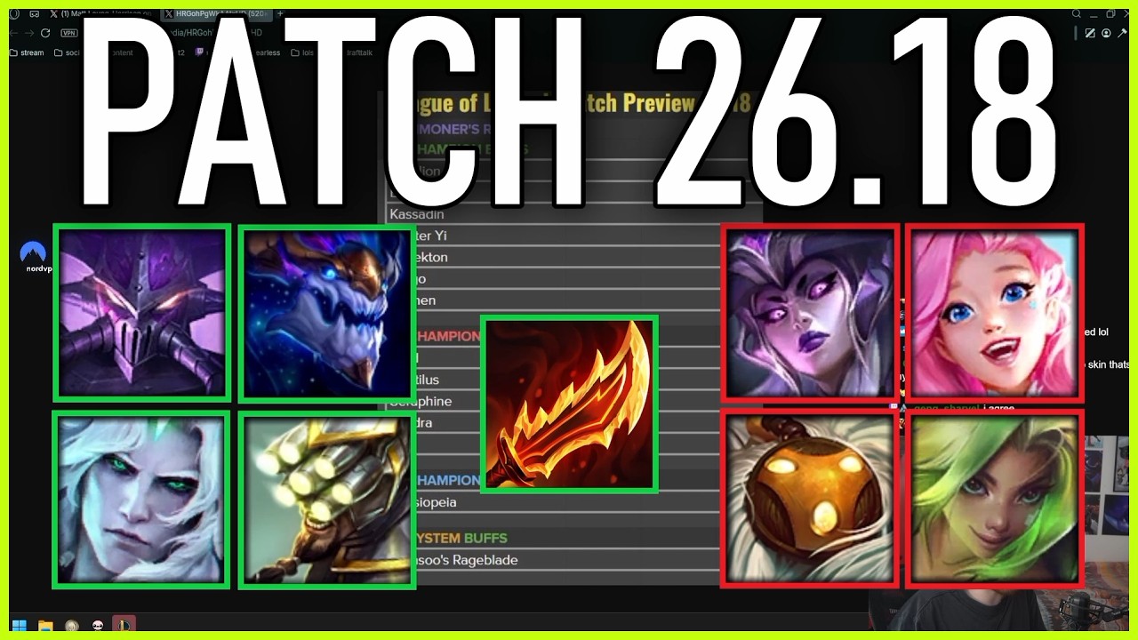 Nemesis reacts to PATCH PREVIEW 26.18! MASTER YI INSANE?