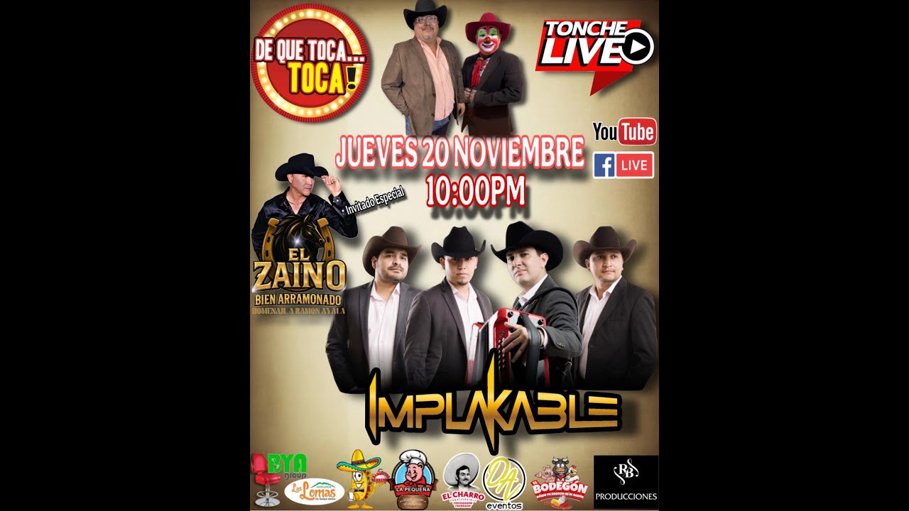 DE QUE TOCA TOCA - Con Mauricio Rodeo - Invitados Grupo Implakable