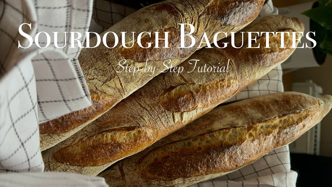 The PERFECT SOURDOUGH BAGUETTE You Can Make At Home | Step-by-step Recipe