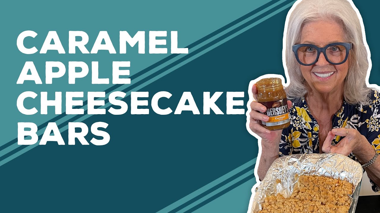 Love & Best Dishes: Caramel Apple Cheesecake Bars With Streusel Topping Recipe