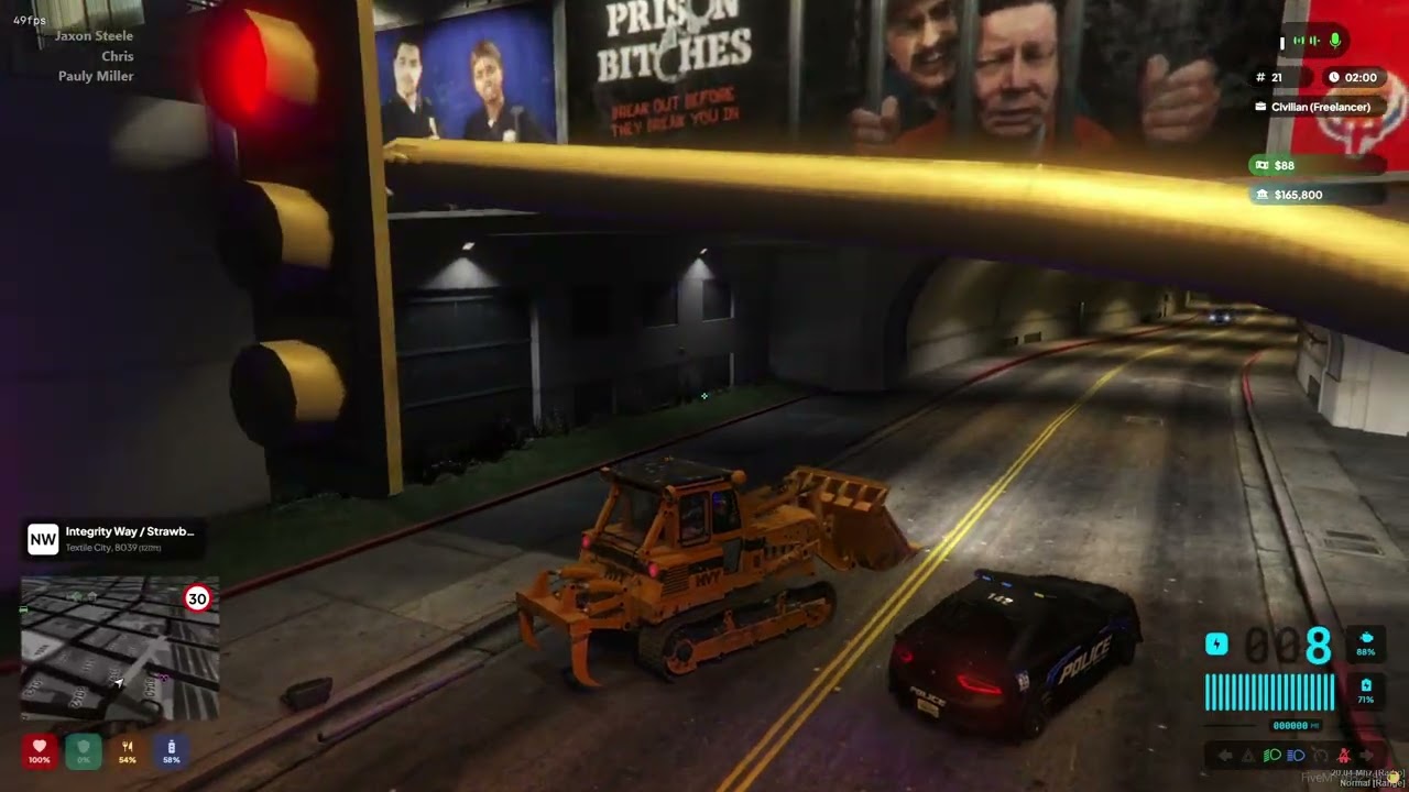 Construction vehicle gone wrong