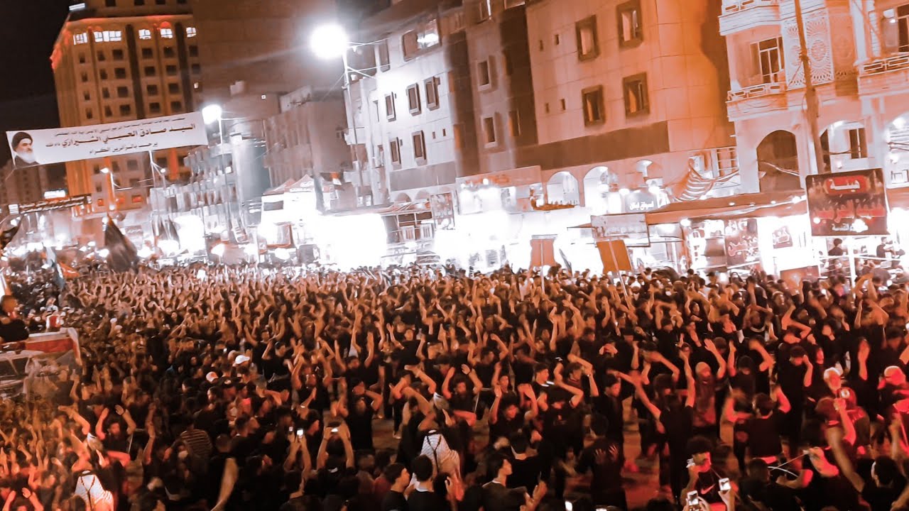 شاهد دخولية ابناء لواء العباس الى مرقد الامام الحسين (ع) يوم الاربعين