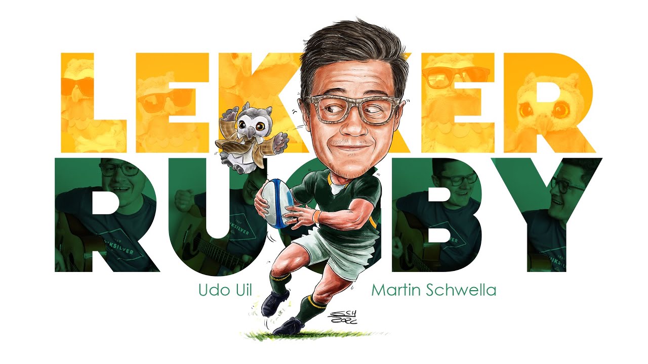 Martin Schwella ft. Udo Uil - LEKKER RUGBY  | Amptelike musiekvideo