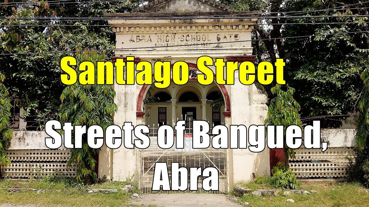 Santiago Street, Bangued. Streets of Bangued, Abra