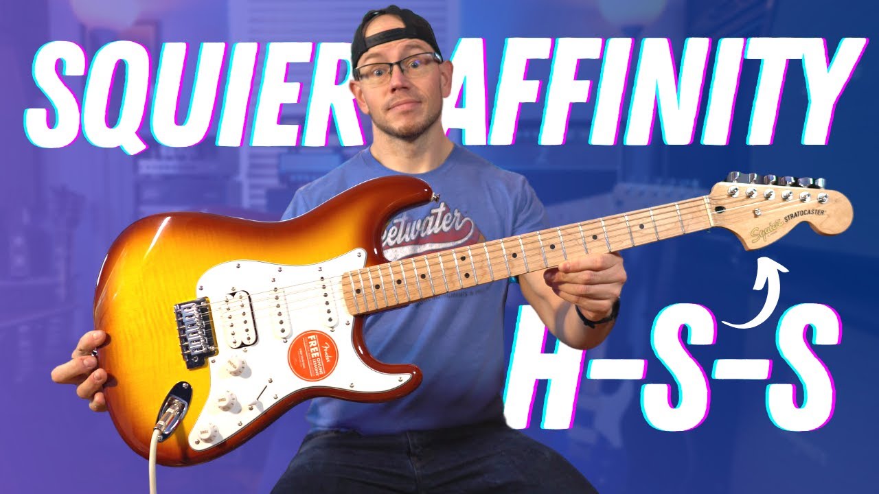 Вспоминаю свою первую гитару! | Squier Affinity HSS Fat Strat 2022 года