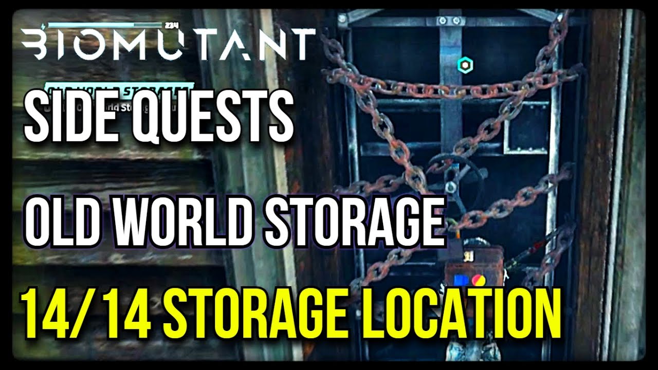 BIOMUTANT | 14/14 Old World Storage Location | Legendary Items | Side Quests | MP Trophy