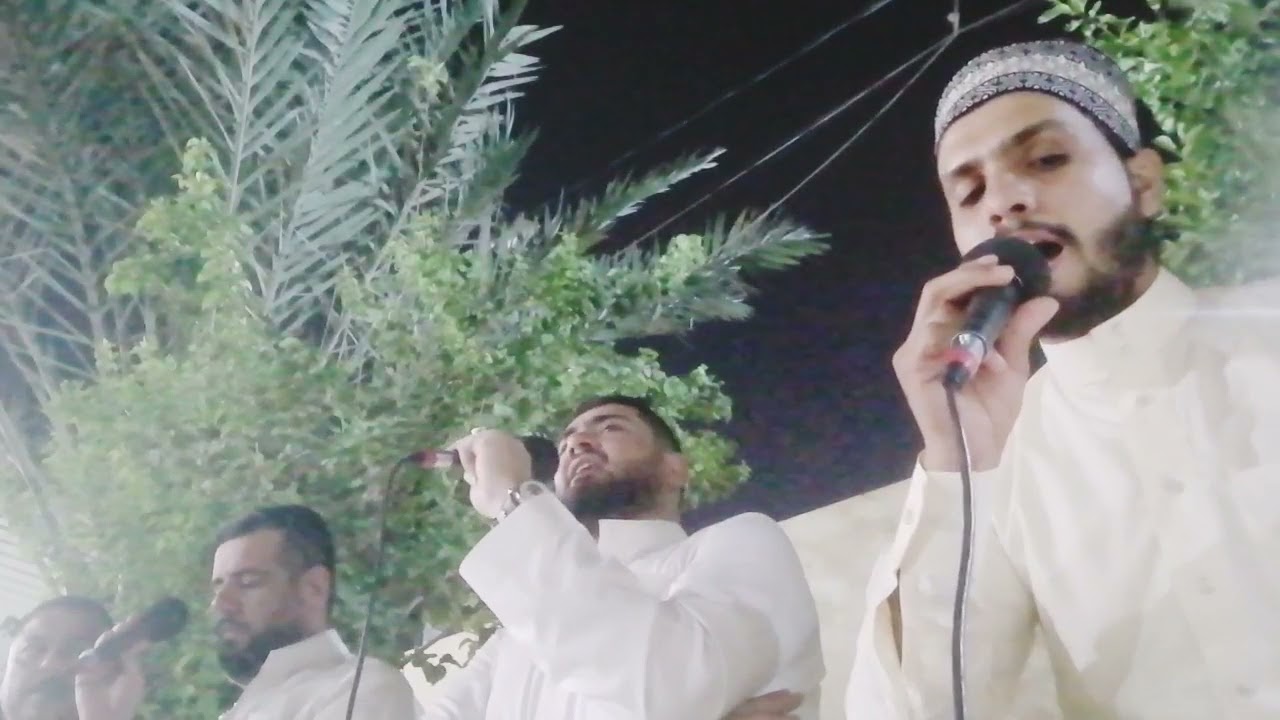 أبو محمد القادري. قصيدة تضوي بمحمد دوم أرض المدينه نوره يشع وضاح طه نبينه