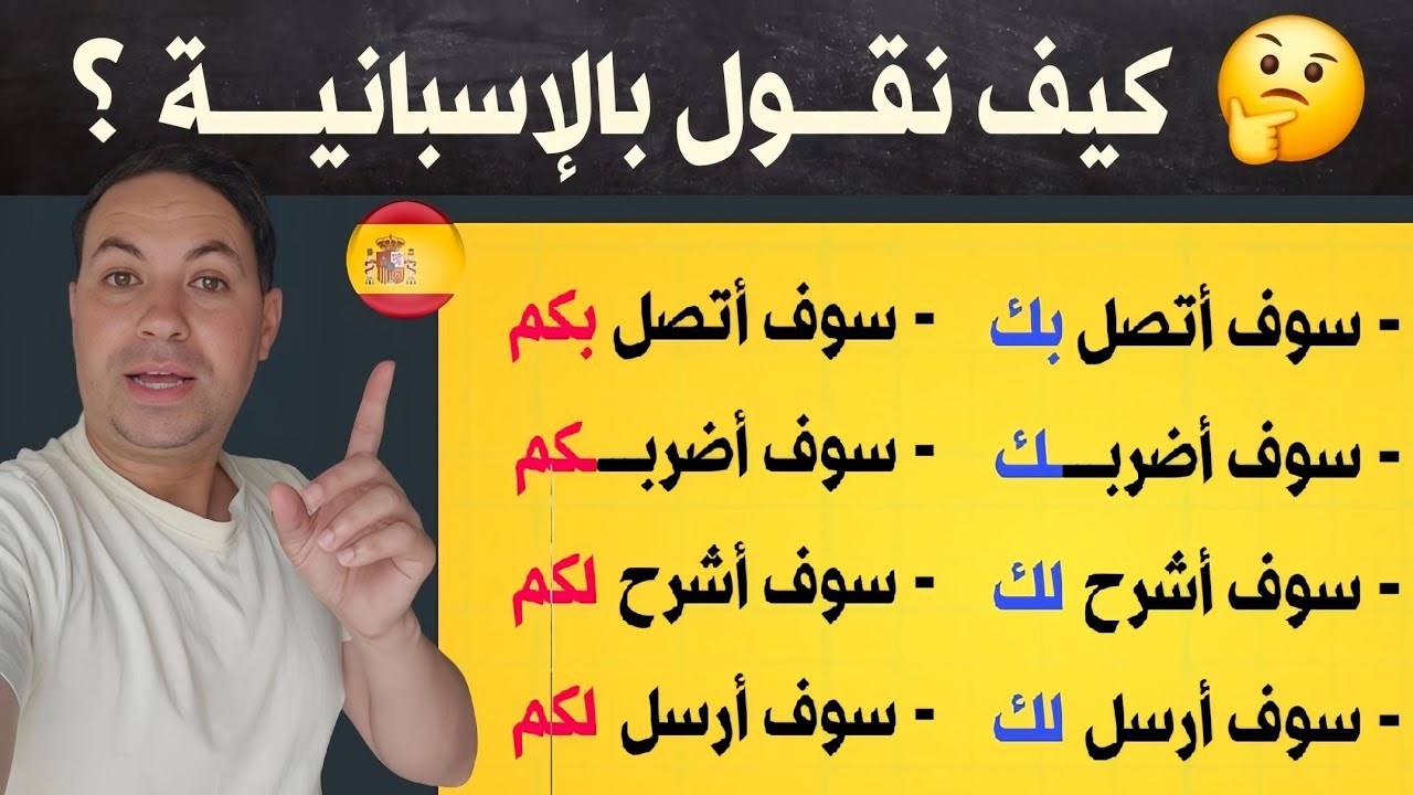 درس غني و مفيد جداًّ ، إبدأ الآن و تكلم اللغة الاسبانية بسهولة .