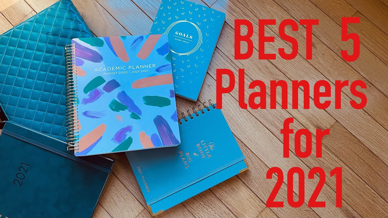 BEST 5 PLANNERS for 2021