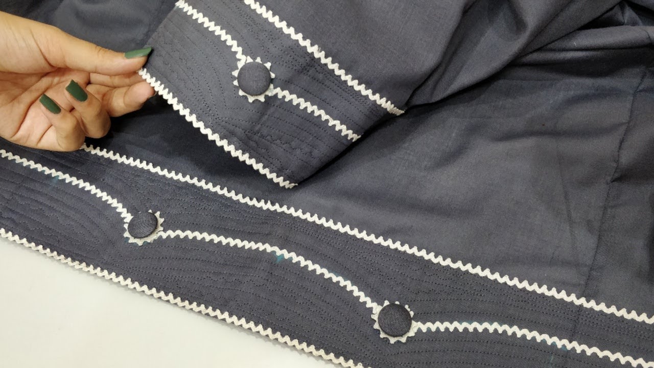 Easy and stylish salwar mohri design making