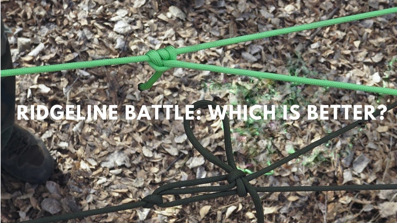 Trucker's Hitch Versus Taut-Line Hitch