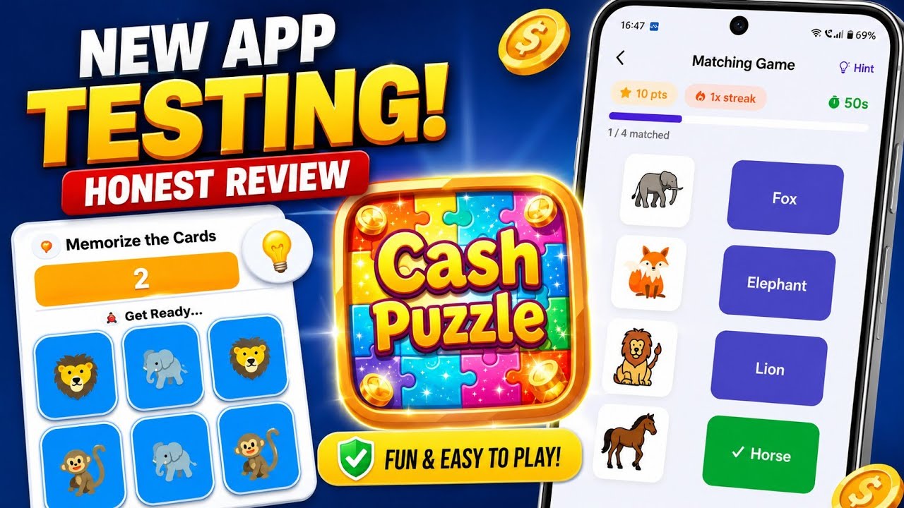 NEW APP: Sinubukan kong magcashout dito | CASHPUZZLE APP REVIEW | Worth it ba Laruin?#appreview 