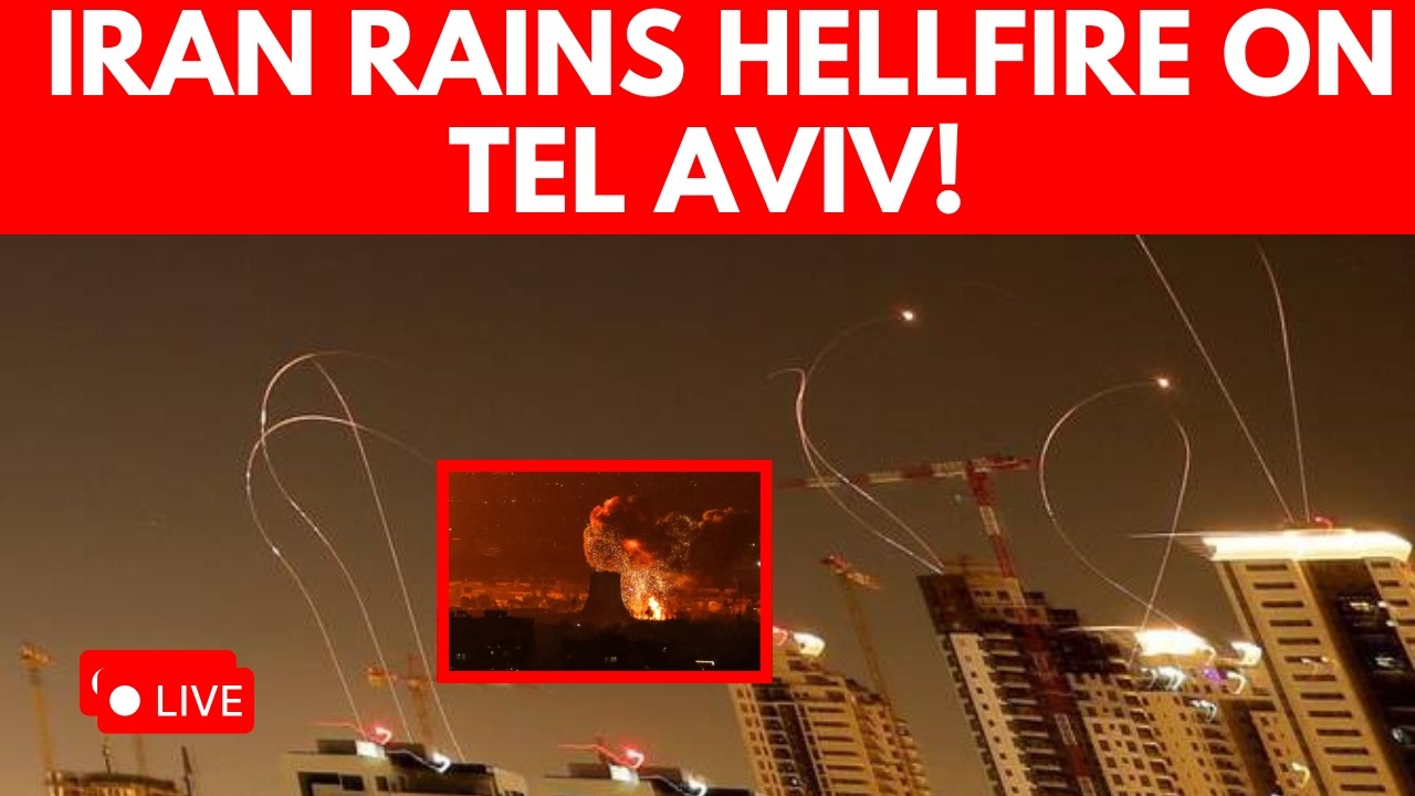 LIVE | Iran Fires Missiles at Israel, Netanyahu Vows Action as Trump Weighs Peace Talks