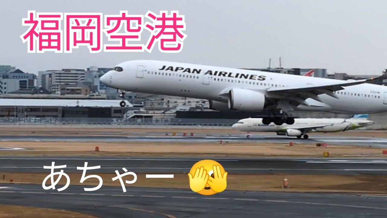 【福岡空港】凄いね🤩こんなに飛行機が見れるの