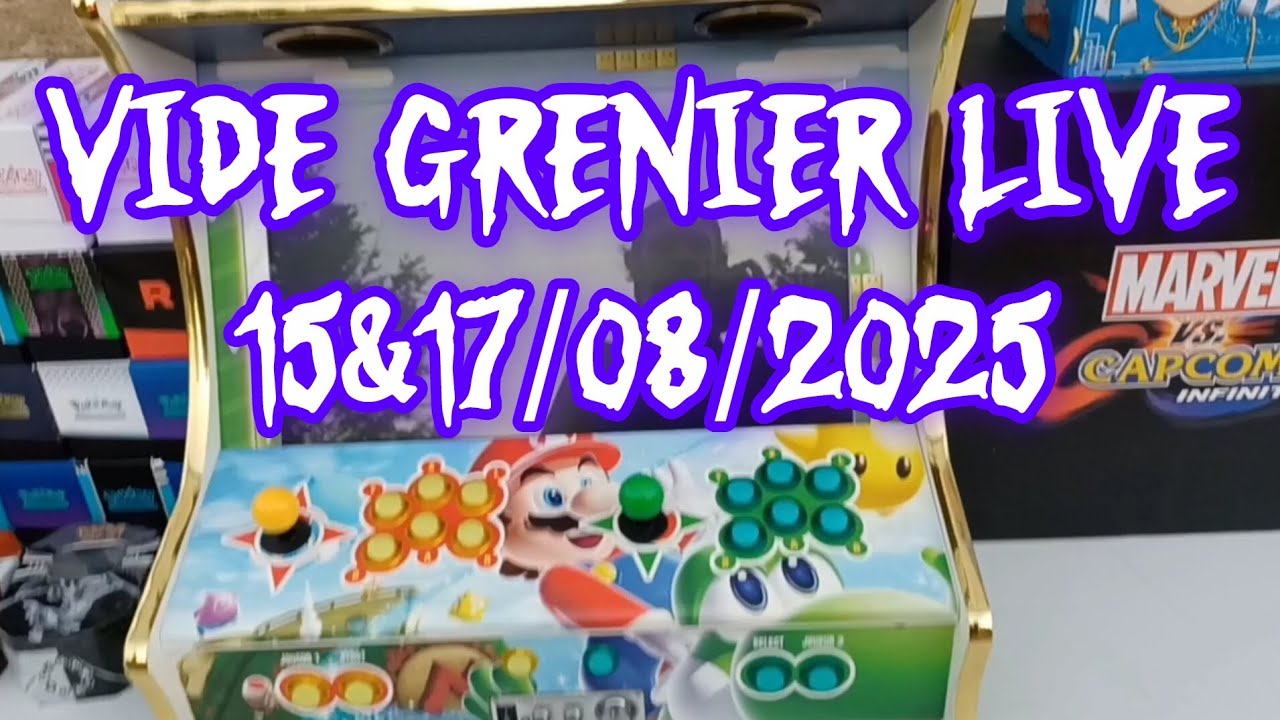 ☆ 36 - VG LIVE avec du game à gogo !!! #videgrenier #videgrenierlive #gaming #playstation #nintendo 