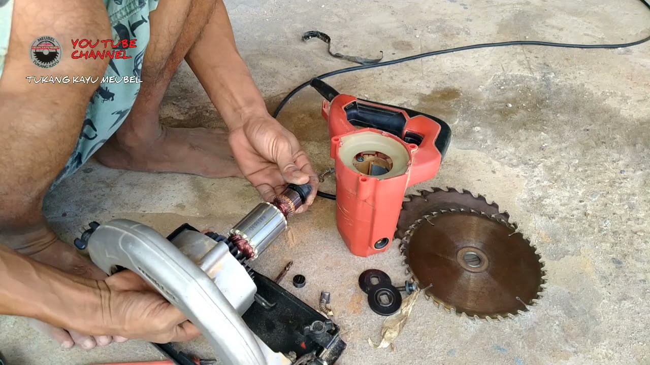 servis gergaji serkel kayu sendiri