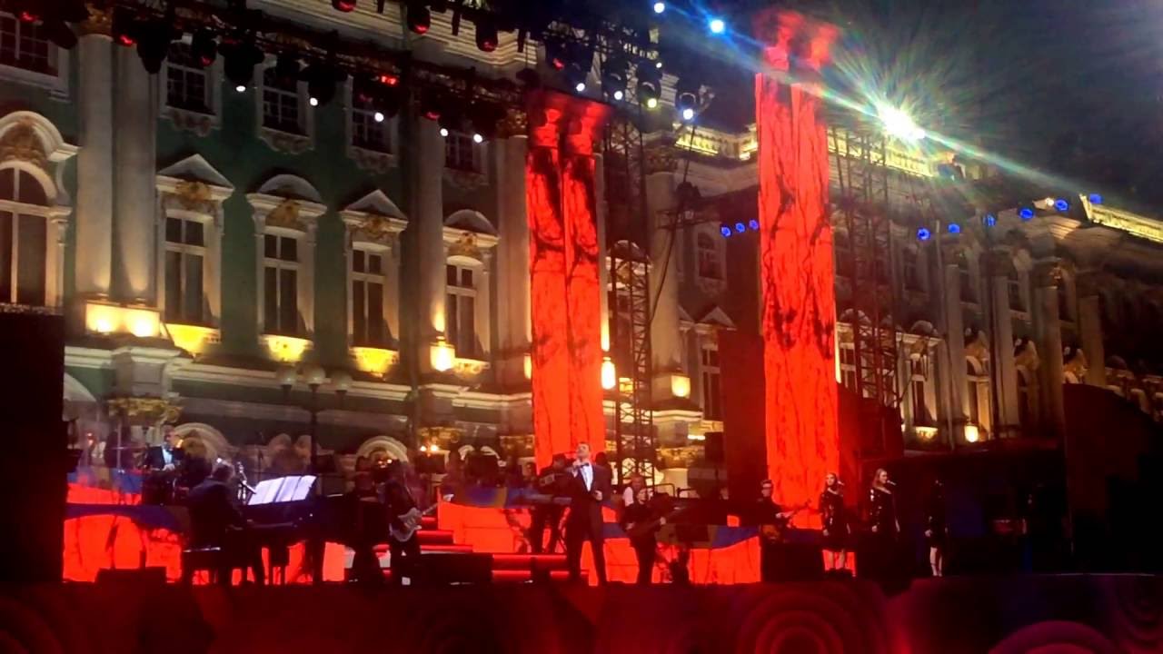 Эмин Ани Лорак и Дэвид Фостер 24.07.16 дворцовая площадь Санкт-Петербурга