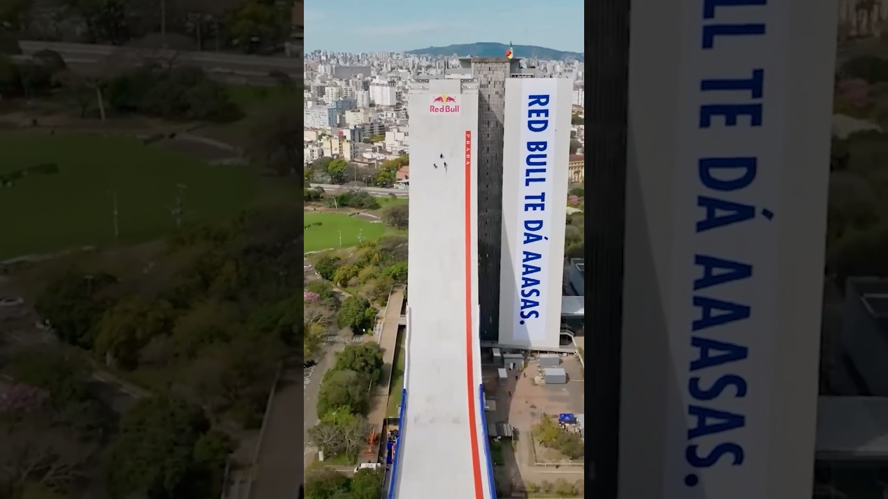 Why didn't this skateboard stunt start from the top?